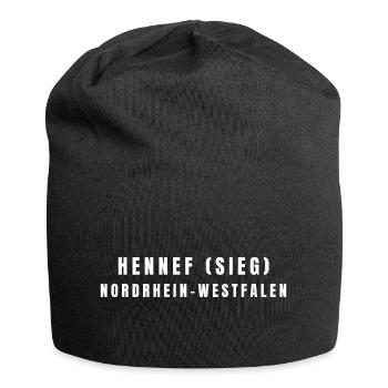 Hennef (Sieg) North Rhine-Westphalia - Jersey Beanie - black - Front