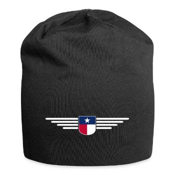 Texas Fan T-Shirt – Lone Star Style - Jersey Beanie - black - Front