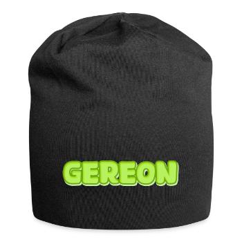 Gereon Neon Bubble Letters - Jersey Beanie - black - Front