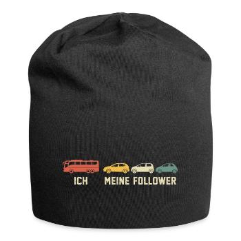 Busfahrer Und Meine Follower - Jersey-Beanie - Schwarz - Vorne
