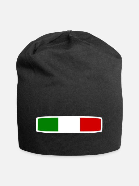 Italy - Jersey Beanie - black