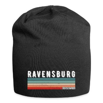 Ravensburg Ravensburger Upper Swabia Retro Vintage - Jersey Beanie - black - Front