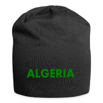 Algerien - Jersey-Beanie - Schwarz - Vorne