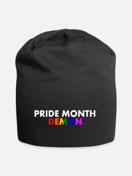 pride month demon - Jersey-Beanie - Schwarz