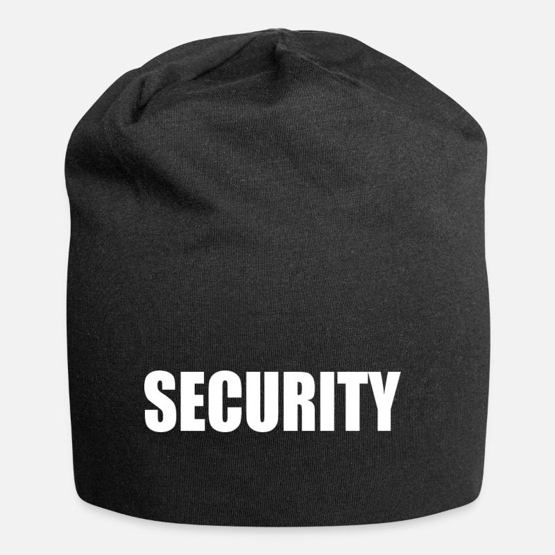 Security - Beanie in jersey - nero