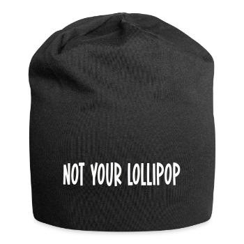 NOT YOUR LOLLIPOP - Jersey-Beanie - Schwarz - Vorne