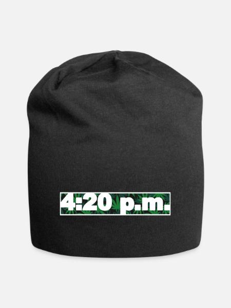 4:20 pm, 420 - Jersey-Beanie - Schwarz