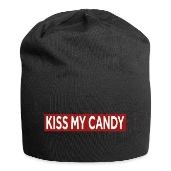 EMBRASSE MES BONBONS - Bonnet en jersey - noir - Devant