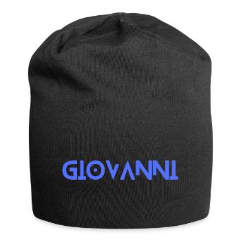 Giovanni - Jersey-Beanie - Schwarz - Vorne