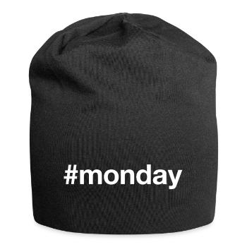 MONDAY Hashtag - Jersey Beanie - black - Front