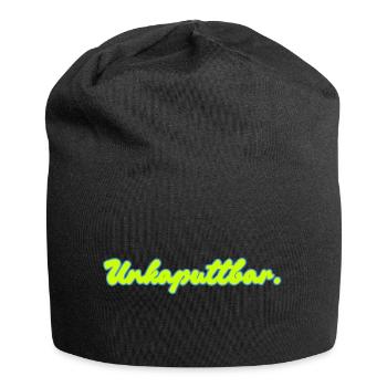 Unkaputtbar / Lustiges T-Shirt für jeden Tag - Jersey Beanie - black - Front