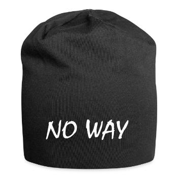 No way - Jersey Beanie - black - Front