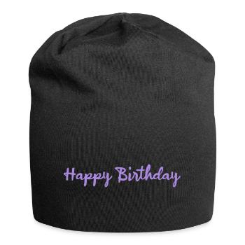 HAPPY BIRTHDAY - Bonnet en jersey - noir - Devant