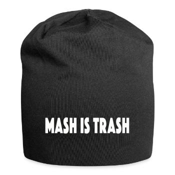 MASH IS TRASH - Jersey-Beanie - Schwarz - Vorne