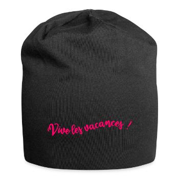 MAÎTRESSE. MAITRE. MERCI. MERCI MAÎTRESSE - Bonnet en jersey - noir - Devant