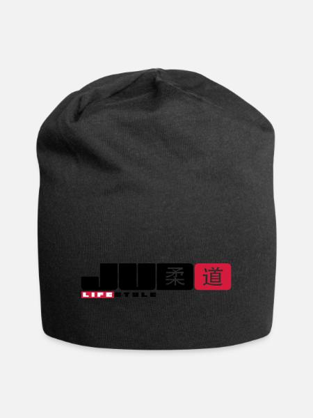 judo - Bonnet en jersey - noir