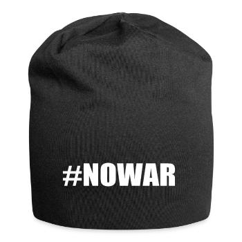 No war - Bonnet en jersey - noir - Devant