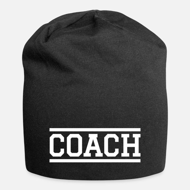 TRAINER - Jersey-Beanie - Schwarz