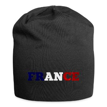 Frankreich - Jersey-Beanie - Schwarz - Vorne