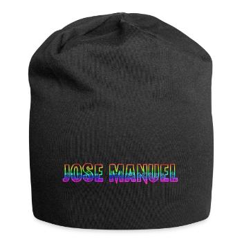 jose manuel rs regenbogen - Jersey-Beanie - Schwarz - Vorne