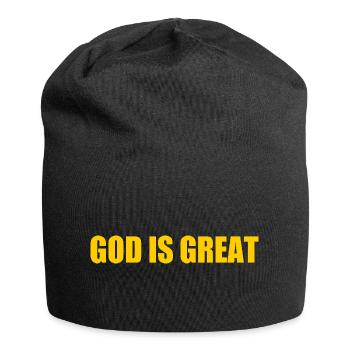 god is great - Jersey Beanie - black - Front
