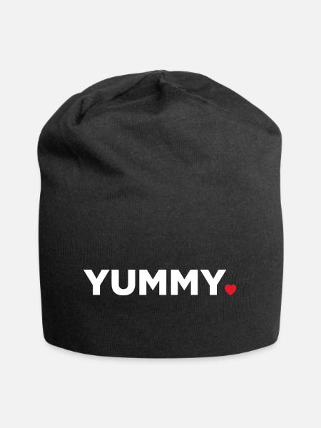 Lecker - Jersey-Beanie - Schwarz