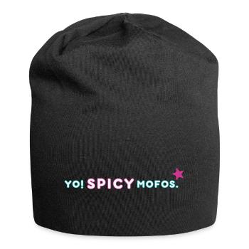Yo ! Épicé. | Style rétro de l’an 2000 - Bonnet en jersey - noir - Devant