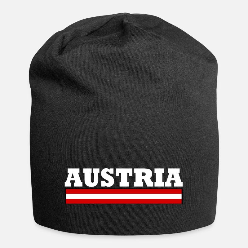 Austria - Jersey Beanie - black