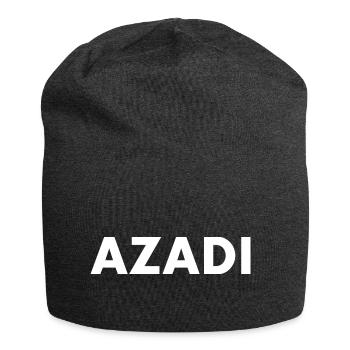 Azadi - Jersey Beanie - charcoal grey - Front