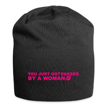 Humor - Jersey-Beanie - Schwarz - Vorne
