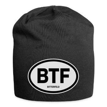 BTF Bitterfeld - Jersey-Beanie - Schwarz - Vorne