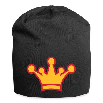 crown_symbol_2c - Jersey Beanie - black - Front