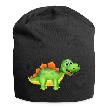 dinosaure - Bonnet en jersey - noir - Devant
