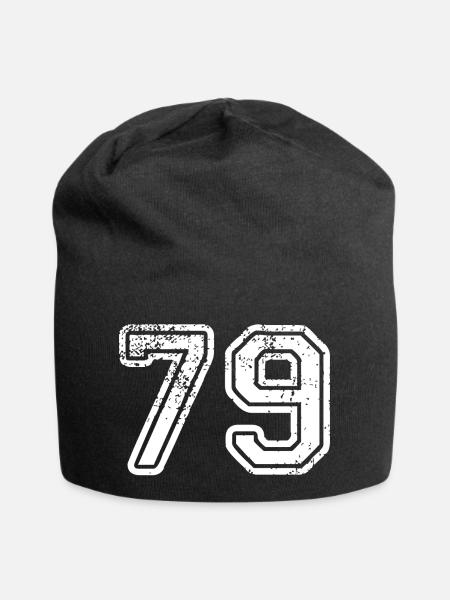 79 - Jersey Beanie - black
