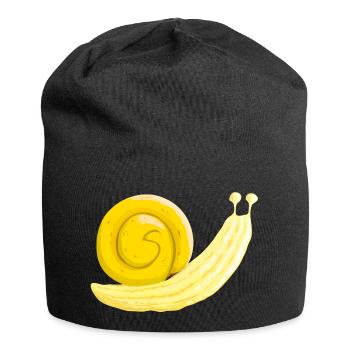 Banana snail - Jersey Beanie - black - Front
