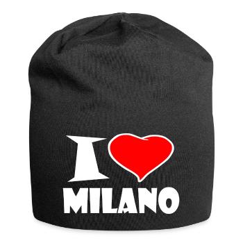 Milano - Jersey Beanie - black - Front