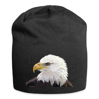 Pygargue à tête blanche - Bonnet en jersey - noir - Devant