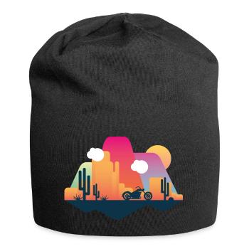 Chopper Wüste - Jersey-Beanie - Schwarz - Vorne