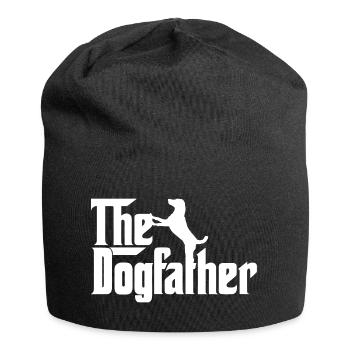The Dogfather dog lover - Jersey Beanie - black - Front