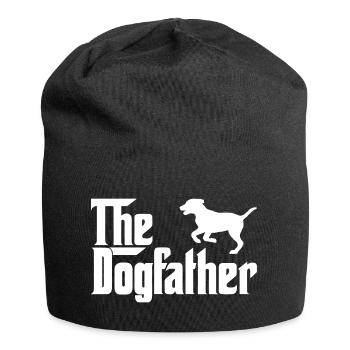 The Dogfather dog owners - Jersey Beanie - black - Front