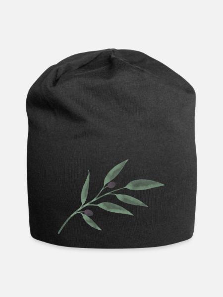 Olive Zweig - Bonnet en jersey - noir