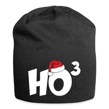 HO HO HO HOCH 3 CHRISTMAS CHRISTMAS SHIRT - Jersey Beanie - black - Front