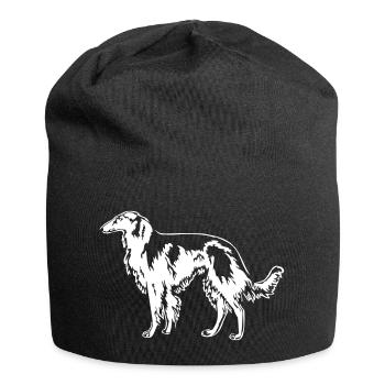 Barsoi "Black Edition" - Jersey-Beanie - Schwarz - Vorne
