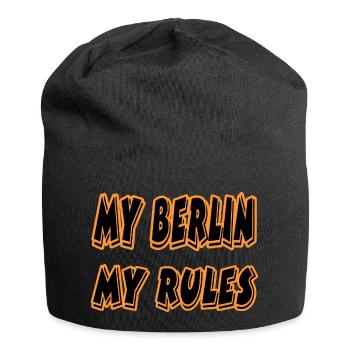 Berlin - Bonnet en jersey - noir - Devant
