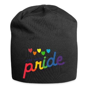 living with Pride - Jersey Beanie - black - Front