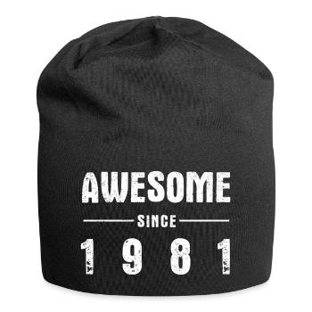 Awesome -since- 1981 - Jersey-Beanie - Schwarz - Vorne