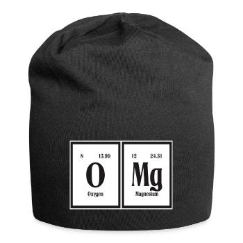 OMG | Periodic Table of Elements - Jersey Beanie - black - Front
