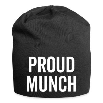 Munch fier - Bonnet en jersey - noir - Devant