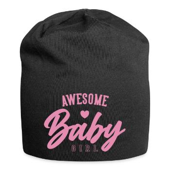 Awesome Baby Girl - Jersey Beanie - black - Front