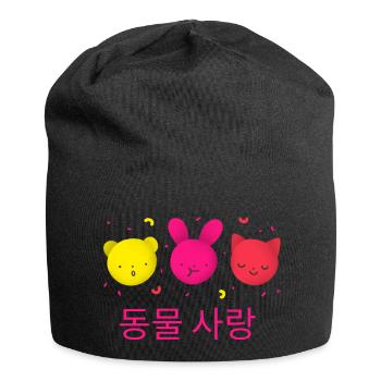 Korean Cuties - Bonnet en jersey - noir - Devant